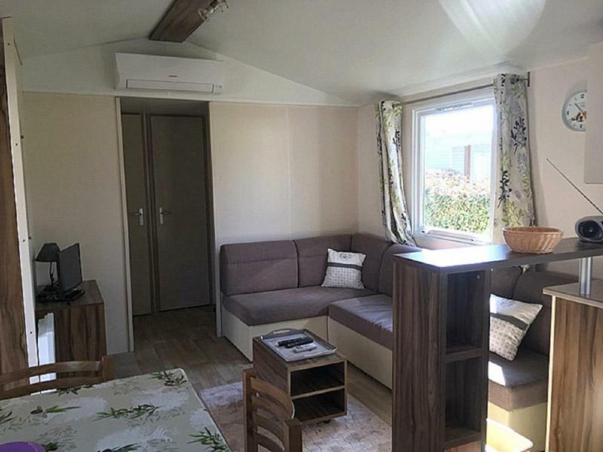 Mobile Home Ht De Gamme Climatise Dans Le Camping **** De La Reserve Gastes Eksteriør bilde